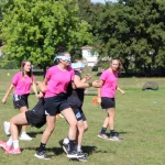 Photo d'une équipe pendant l'épreuve à l'aveugle pendant les NVB Games