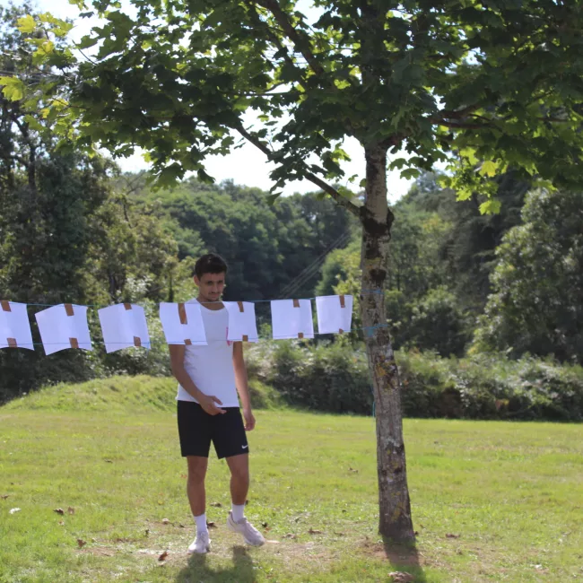 Photo pendant l'épreuve des 7 différences pendant les NVB Games