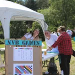 Stand des bénévoles pendant les NVB Games
