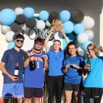 Photo de l'équipe qui a gagné les NVB Games