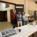 Photo des bénévoles pendant la soirée après les NVB Games