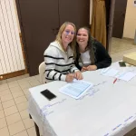 Bénévoles pendant la soirée après les NVB Games