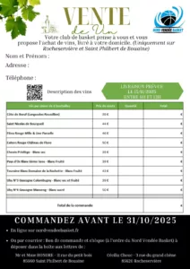 Flyer vente de vins